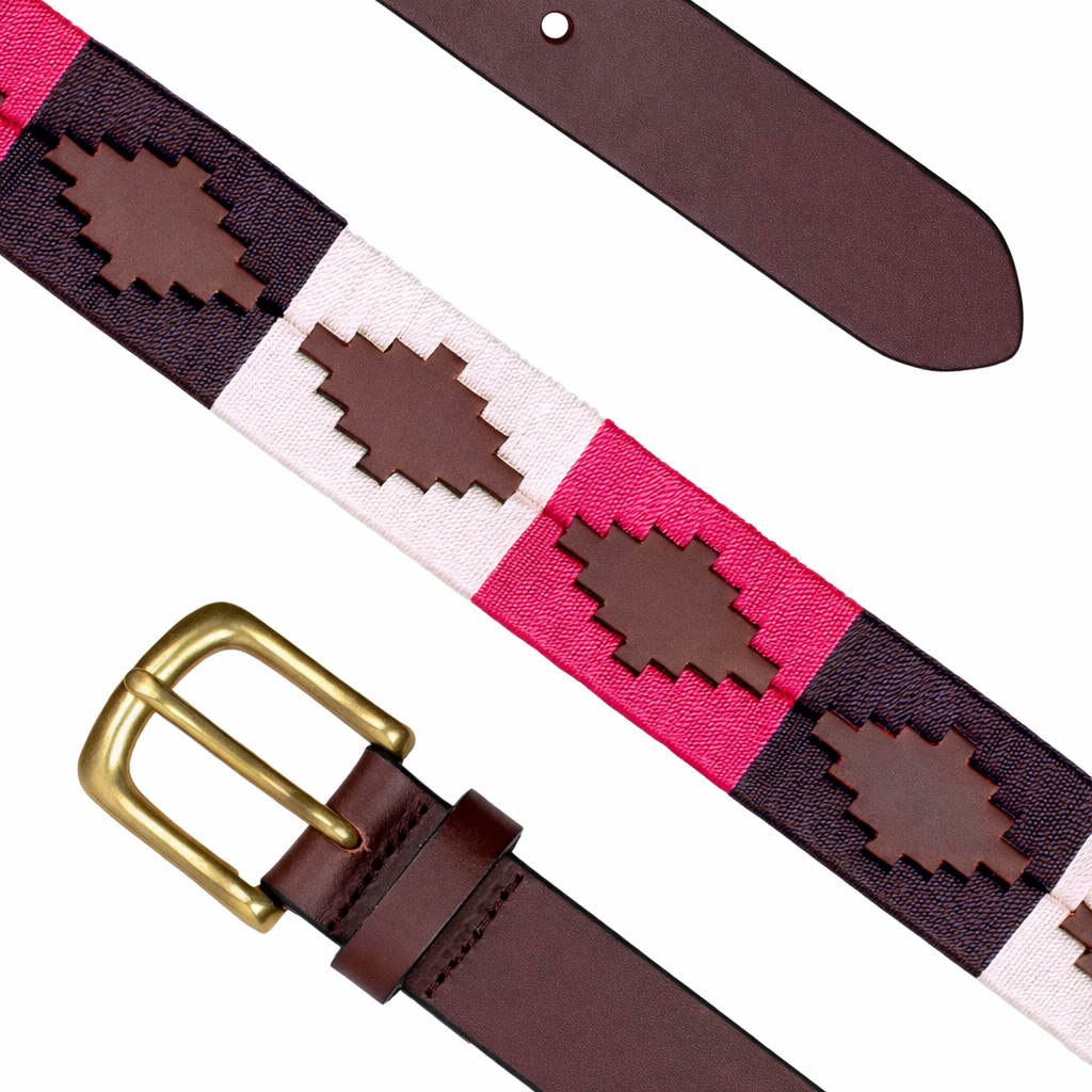 Cinturones de polo de cuero