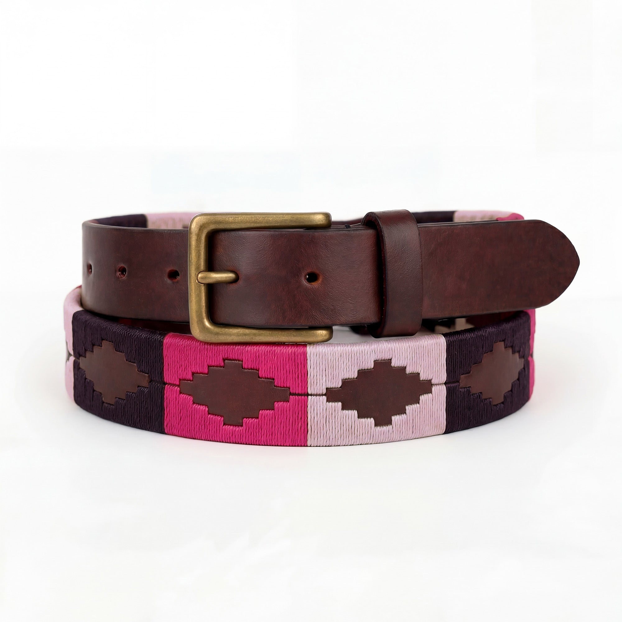 Cinturones de polo de cuero