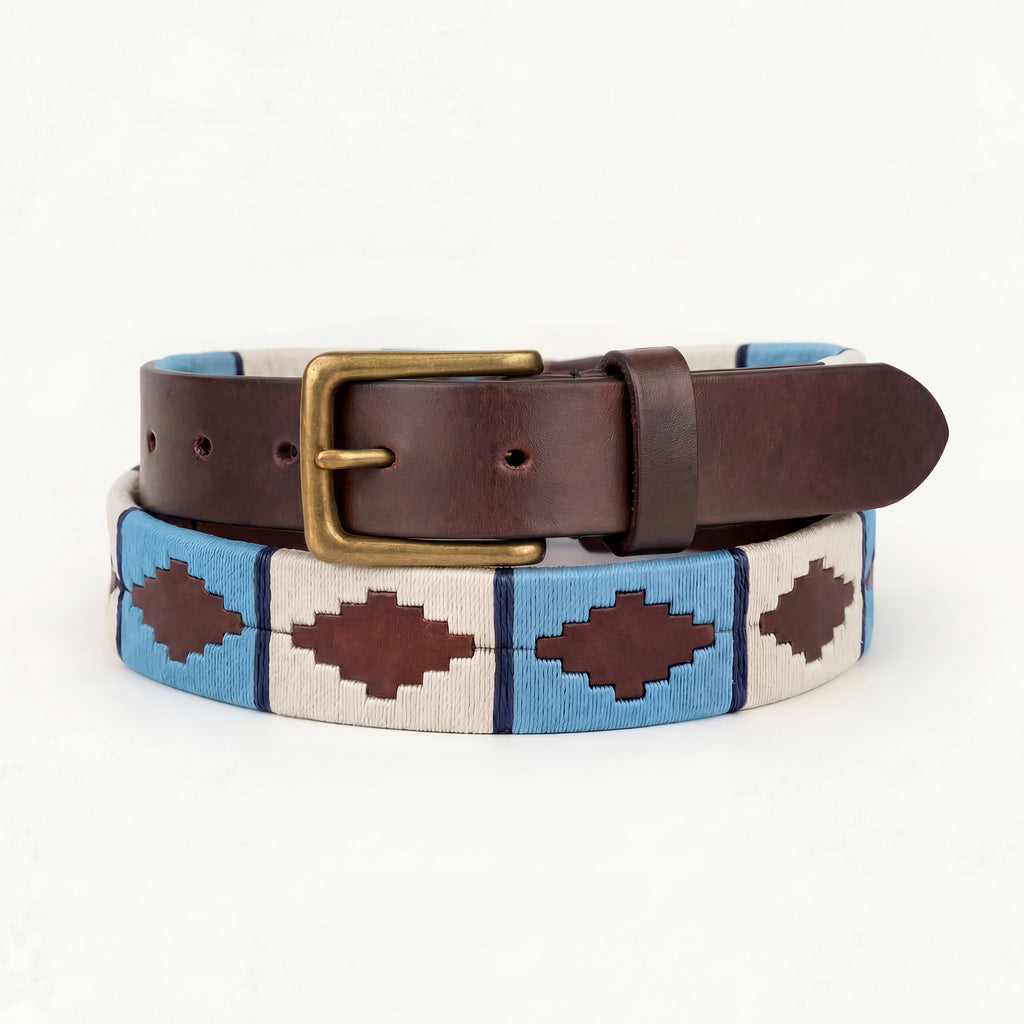 Cinturones de polo de cuero