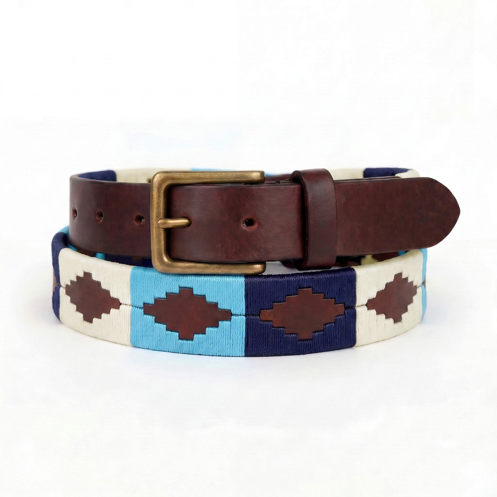 Cinturones de polo de cuero