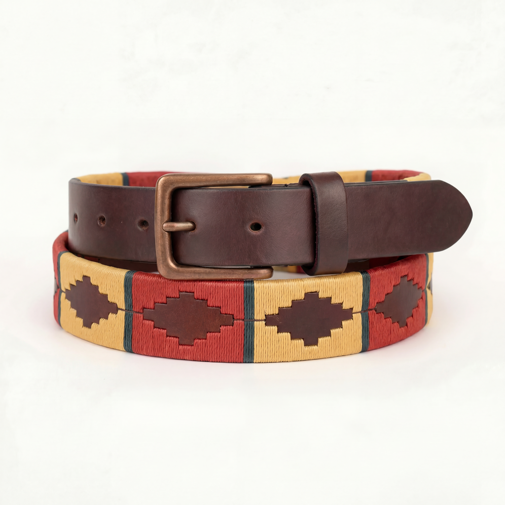 Unisex Leather Polo Belt